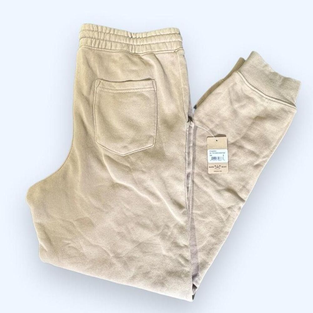 NWT Dark Seas Men's Tan Joggers size S